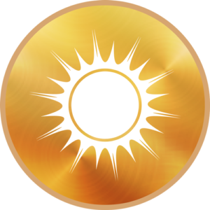 symbols-illuminati-buttons-gold-sun-color